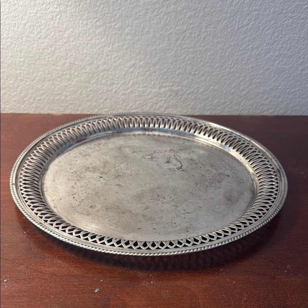 Tiffany & Co Silver Soldered 11” Tray